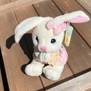 Precious moments| vintage praying together bunny